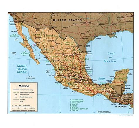 Mexico Mapas GeogrÁficos De Mexico