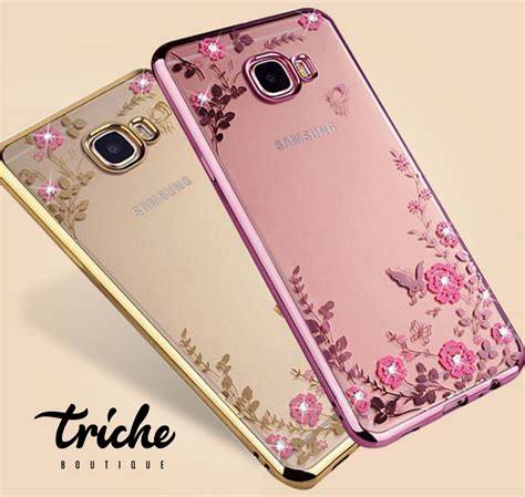 Protectores de pantalla y fundas para huawei p20 lite. Funda Flores Pedrería Flores Rosa Dorado Huawei P9 Lite ...