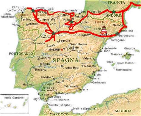 Cartina Stradale Spagna Del Sud
