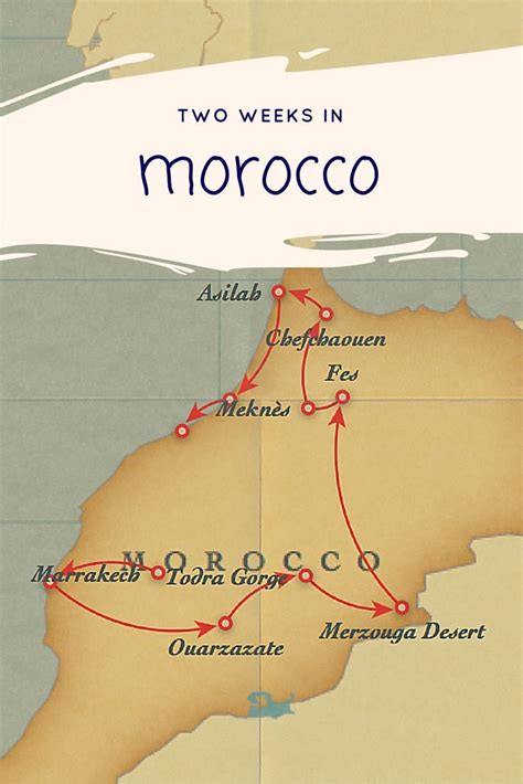 This Two Week Itinerary Of Morocco Organizes The Best Of Morocco In Two