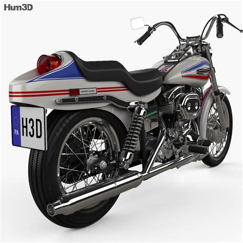 Stats and facts we believe it will be the next iconic motorcycle in america because it's the first year of super glides, and motorcycle legend willie g. Harley-Davidson FX Super Glide 1971 3D model - Humster3D