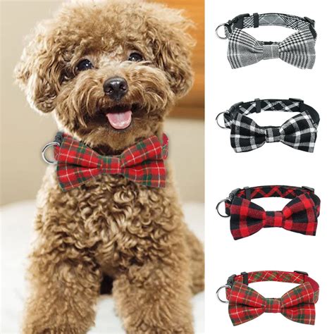 Fashion Pet Dog Bow Tie Collar Necklace Evening Dress Collar For