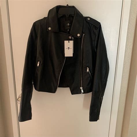 7 For All Mankind Jackets And Coats 7 For All Mankind Faux Leather