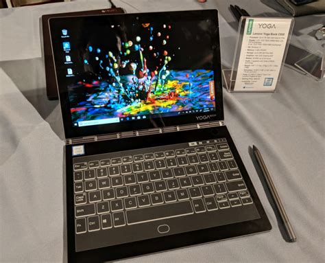 Hands On Lenovo Yoga Book C930 Dual Screen Laptop Lcd And E Ink