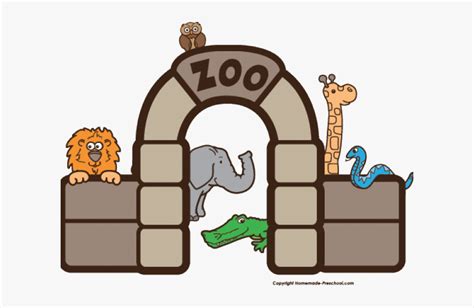 Preschool Zoo Cliparts Zoo Clipart Black And White Hd Png Download
