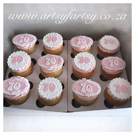 70th Birthday Cupcakes 70thbirthdaycupcakes 80 Birthday Cake 70th