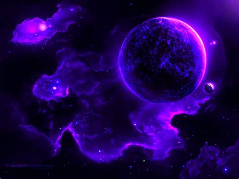 Download Purple Galaxy Wallpaper By Stevengarcia Purple Galaxy