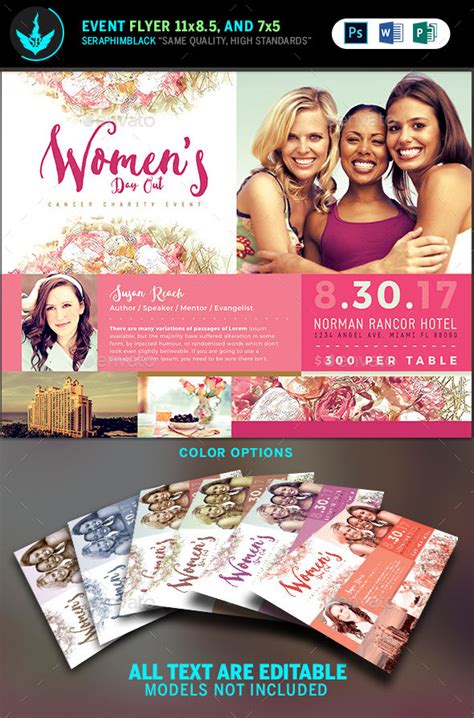 Womens Day Out Flyer Template By Seraphimblack Graphicriver