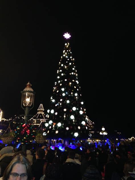 Bradul De Craciun In Central Plaza Disneyland Paris Plaza Christmas