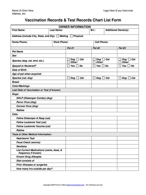 Dog Vaccination Record Printable Pdf 2020 2022 Fill And Sign
