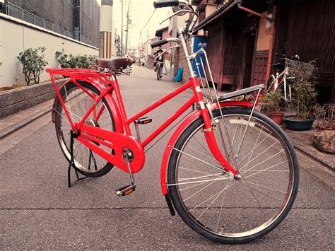 これはかなり希少！？真っ赤な真っ赤な実用車が入荷してきましたよ～～！！ 京都の中古自転車・新車販売 サイクルショップ エイリン