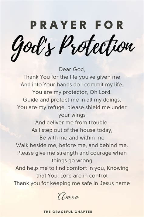 Prayer For Gods Protection Prayer Quotes Morning Prayer Quotes