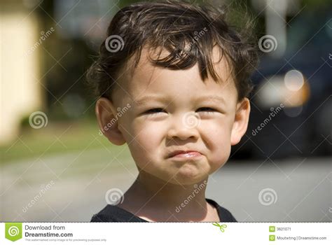 Sad Baby Boy Stock Image Image 3621071