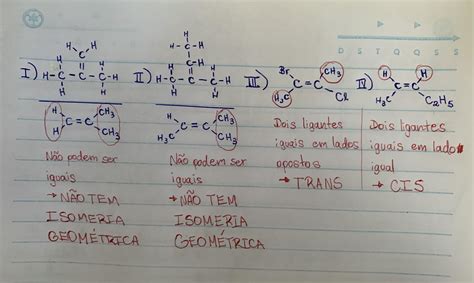 Qual Das Seguintes Substâncias Apresenta Isomerismo Geométrico