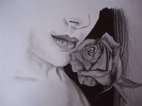5 imagenes de anime de amor para dibujar a lapiz dibujos. Dibujos a Lápiz de Rosas - Dibujos a Lápiz