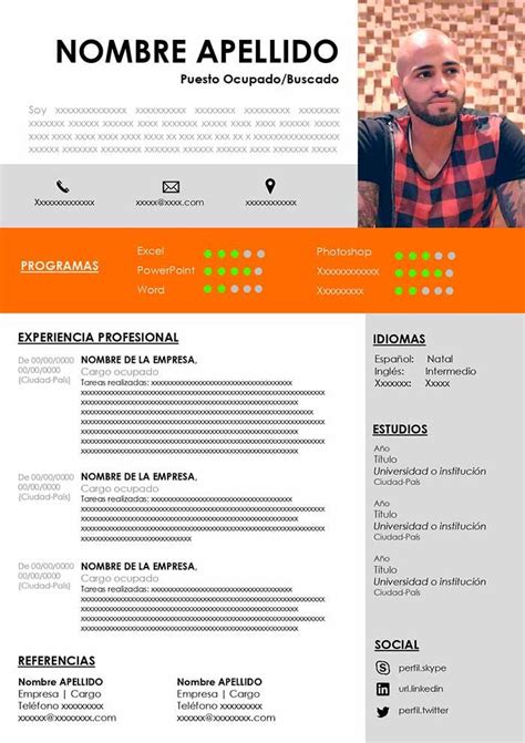 A cv (curriculum vitae) is the longer, more detailed cousin of the resume. Curriculum Vitae para Descargar y Editar | CV Gratis en ...