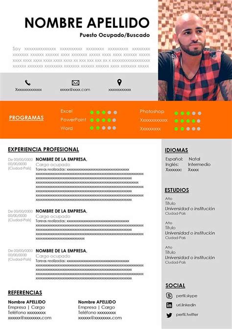 Home » cv » resume » 21 awesome machote curriculum vitae basico. Awesome Curriculum Vitae - curriculum vitae resume cv ...