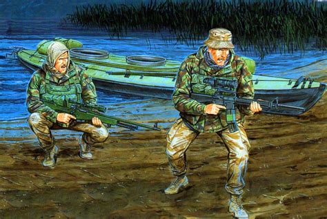 British Sas Troopers Falklands War Royal Marines Army And Navy