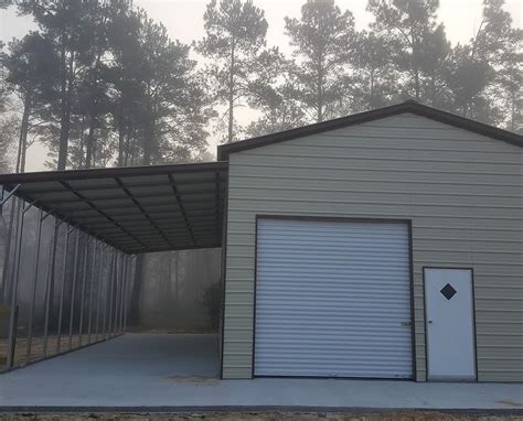 Cost to build a garage. #28 Garage W/Lean-To 38'Wx 51'Lx 14' & 12'H - Elite Metal ...