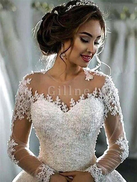 Schönste brautkleid für den schönesten tag. Dom Hell Luxus Brautkleid aus Tüll mit Plissierungen ...