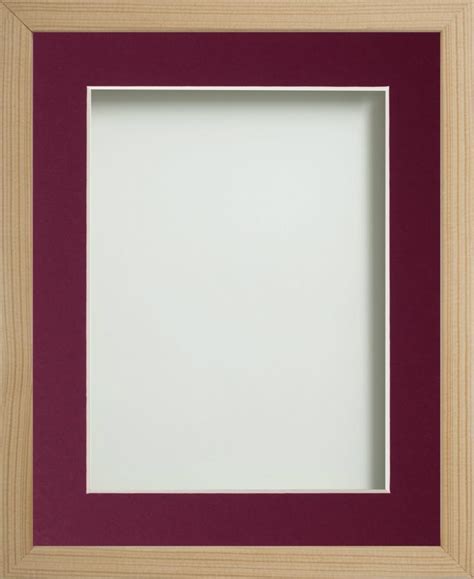 Webber Beech 12x12 Frame With Plum Mount Cut For Image Size