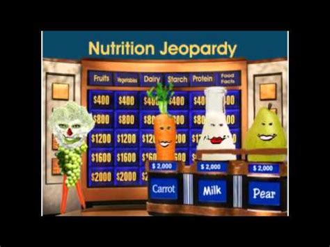 March Jeopardy Celebrates Its Anniversary With Healthy Foods Youtube