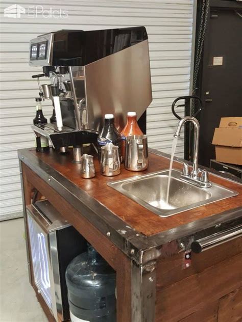 2015 stainless steel coffee cart coffee cart trailer with high quality coffee cart. Pallet-clad Espresso Cart • 1001 Pallets | Mobile coffee ...