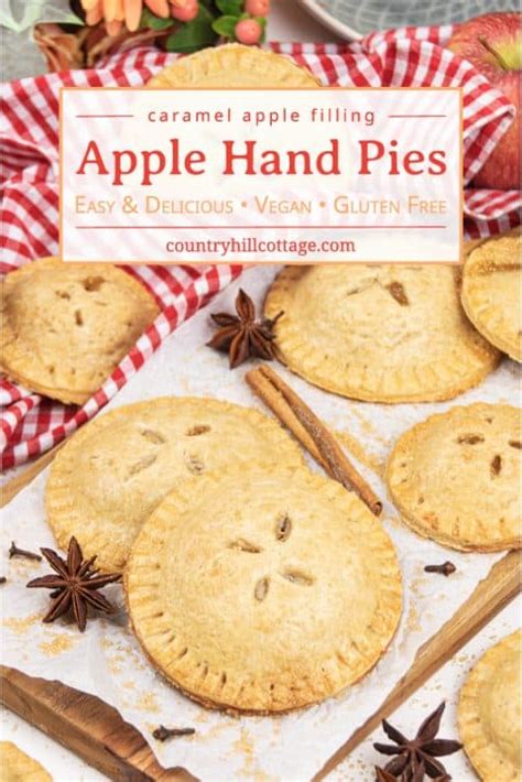 Apple Hand Pies Easy Vegan Gluten Free Recipe