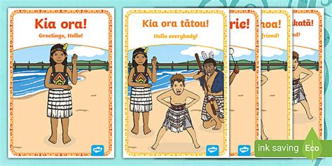 Māori Greetings Posters Including Morena In Māori And More