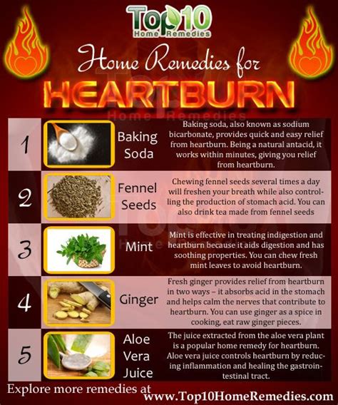 Home Remedies For Heartburn Top 10 Home Remedies Heart Burn Remedy