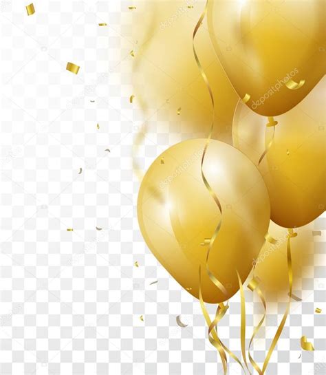 Check spelling or type a new query. Celebration Background Gold Confetti Balloons — Stock ...