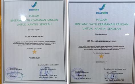 Text of contoh tender kantin baru. Kantin Sehat Al Hasanah Raih Piagam Bintang Keamanan ...
