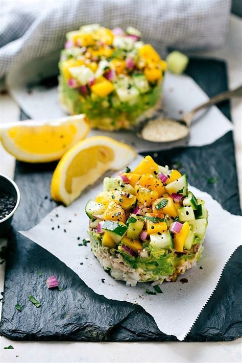 Canned tuna and rice recipes healthy. Tuna "Sushi" Stacks - Chelsea's Messy Apron