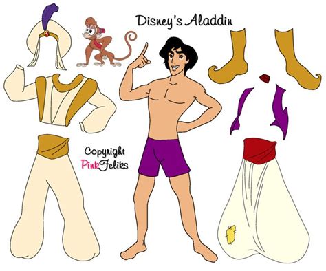 Disney Paper Doll Aladdin By PinkFeliks On DeviantArt Disney Paper