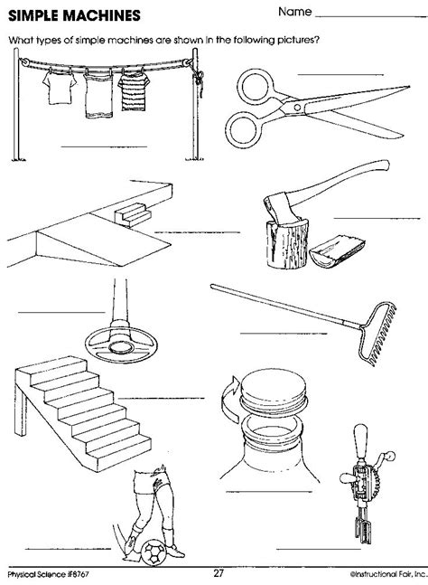 Engineering design engineers are continually looking to. simple machines worksheet | Homeschool Science | Pinterest ...