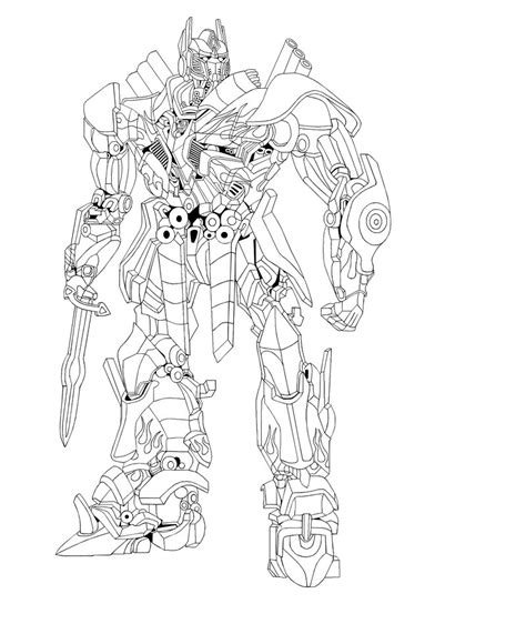 Transformer Optimus Prime Drawing At Getdrawings Free Download