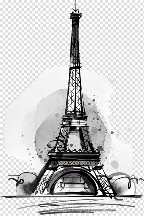 Eiffel Tower On Grey Stock Vector Illustration Of Paris 100970413 Dd9