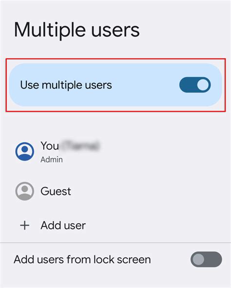 How To Set Up Multiple User Profiles On Android
