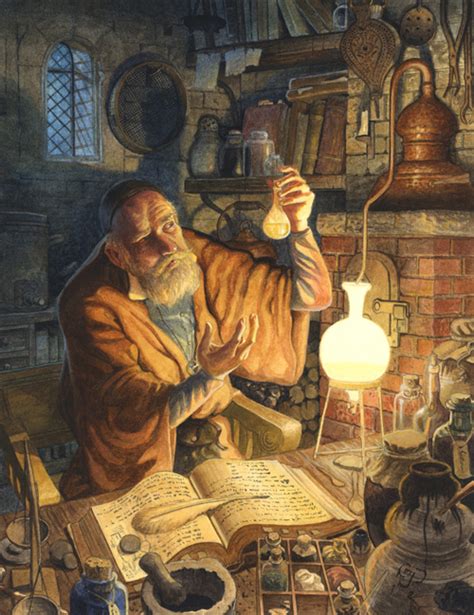 Chris Dunn Illustrationfine Art The Alchemist