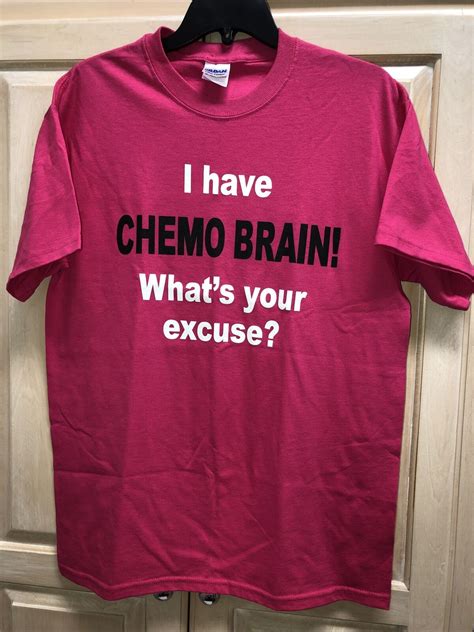chemo brain m tee shirt whats your excuse ebay