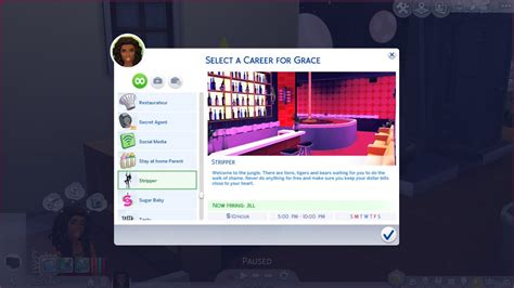 Sims 4 Stripper Career Pondfasr