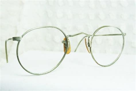 vintage 1940 s glasses 40s ful vue eyeglasses round by diaeyewear