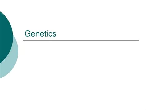 Ppt Genetics Powerpoint Presentation Id2809204