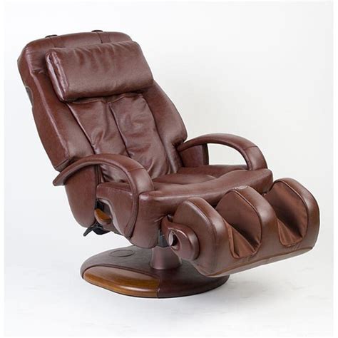 Shop Espresso Sharper Image Exclusive Thermostretch Massage Chair Refurbished Free Shipping