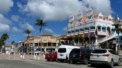 Colorful Royal Plaza Mall In Oranjestad Aruba Stock Video Footage 0018