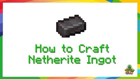 It does not take damage from fire or lava. Minecraft 1.16: How to Craft Netherite Ingot! (2020 ...