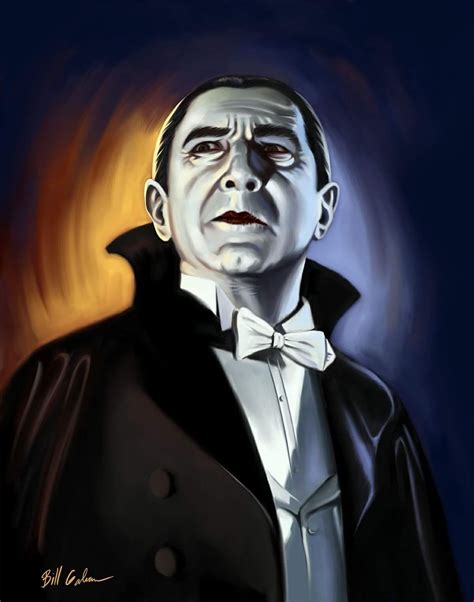 Universal Classic Monsters Art Dracula By Bill Galvan Classic Horror Movies Monsters