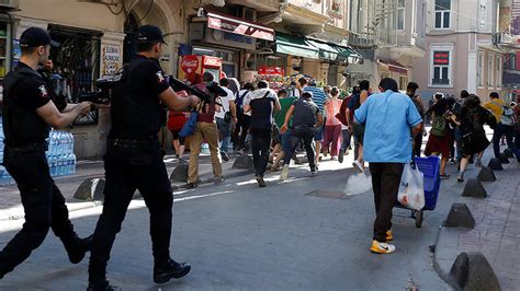 Arrests Rubber Bullets Tear Gas Police Break Up Lgbt March In
