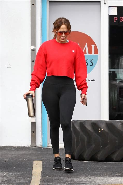 The gym obsession is real. Jennifer Lopez - Hit the Gym in Miami 01/23/2019 • CelebMafia