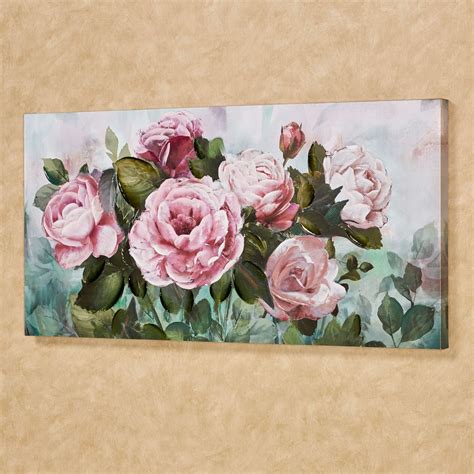 Floral Garden Giclee Canvas Wall Art Flower Painting Canvas Floral